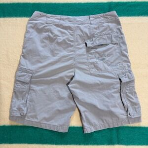 Rocawear Mens Gray Cargo Shorts Size 36 Cotton Nylon Blend Utility Streetwear